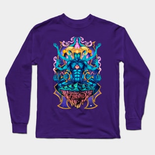 Psychedelic Meditating God Long Sleeve T-Shirt